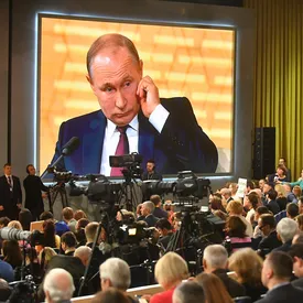 Прямую линию с Путиным в 2023 году совместят с его большой пресс-конференцией