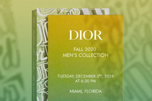 Показ мужской коллекции Dior Pre-Fall 2020: прямая трансляция