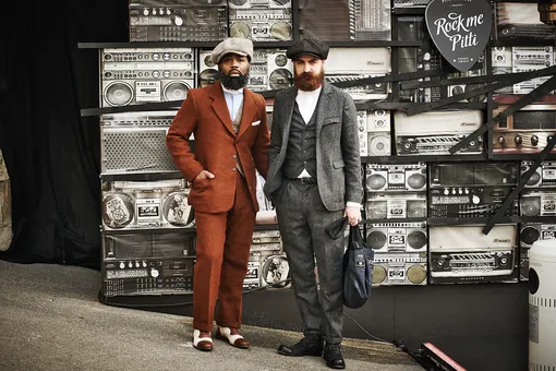 Гости Pitti Uomo, 2014 год