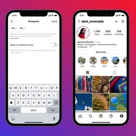 Instagram* разрешит пользователям указывать в профиле местоимения для обращения к себе Instagram* разрешит пользователям указывать в профиле местоимения для обращения к себе