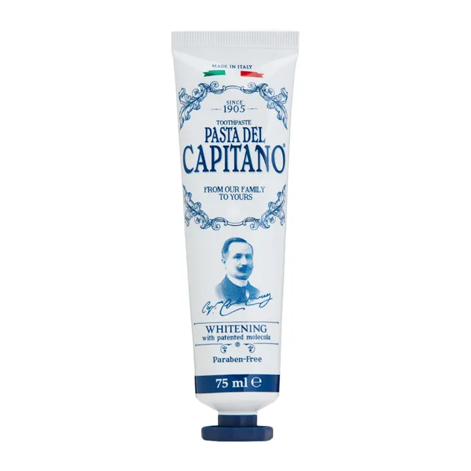 Отбеливающая зубная паста с запатентованной молекулой Eureco H.C., Pasta del Capitano