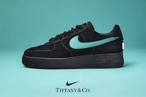 Tiffany и Nike показали результат коллаборации — черные Air Force 1 Low