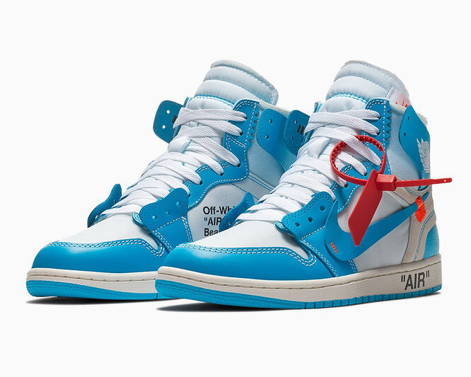Virgil Abloh x Air Jordan 1 UNC