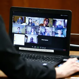 Неизвестный под видом Тихановской принял участие в онлайн-заседании парламента Дании