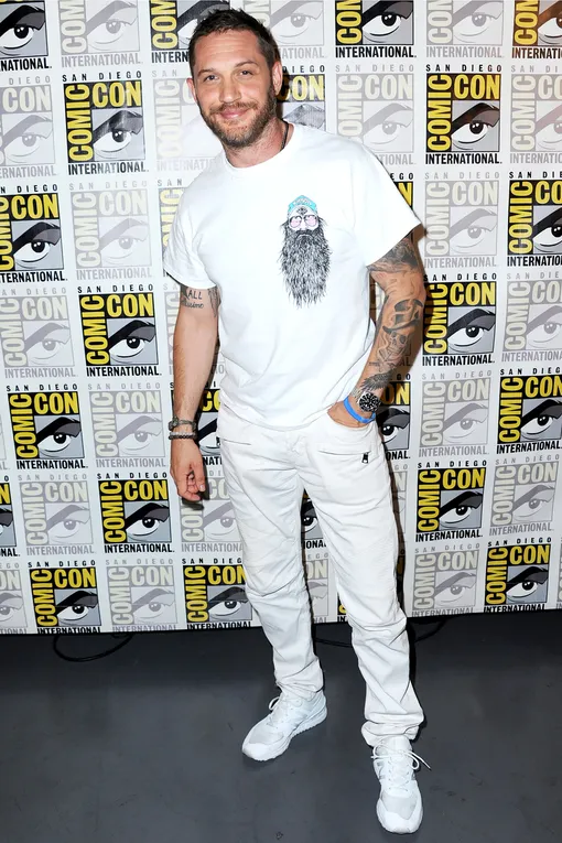 Том Харди на фестивале Comic-Con в Сан-Диего, июль 2018