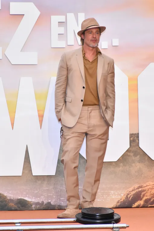 Брэд Питт на премьере фильма «Однажды в Голливуде» в Мехико, август 2019
