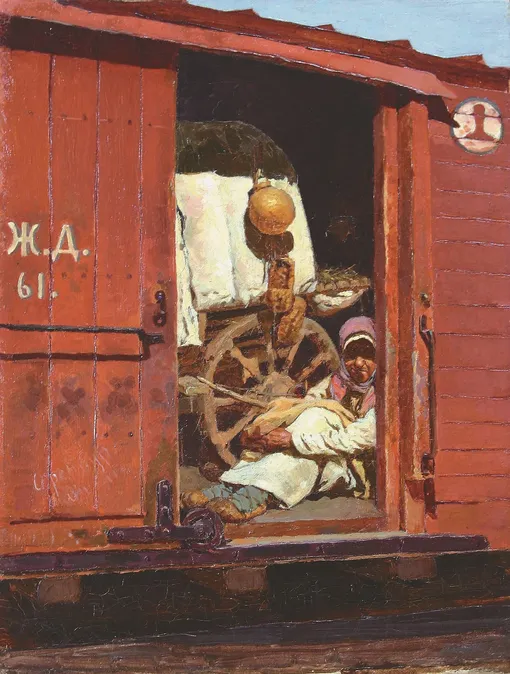 Сергей Иванов. Переселенка. 1886