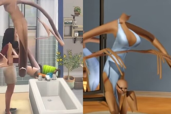 Что происходит с детьми в The Sims 4? Баг превращает младенцев в монстров с длинными конечностями Что происходит с детьми в The Sims 4? Баг превращает младенцев в монстров с длинными конечностями
