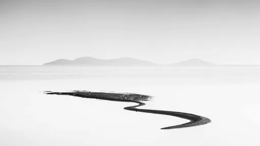 Категория «Пейзаж», победитель: песчасный узор в лагуне Мар-Менор, Испания