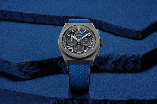 Культовая модель часов Zenith Defy 21 теперь представлена в насыщенном синем цвете