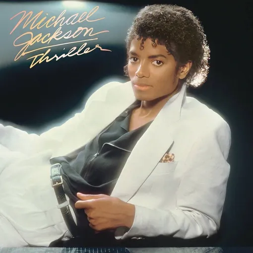 Майкл Джексон в костюме Boss на абложке альбома Thriller, 1980