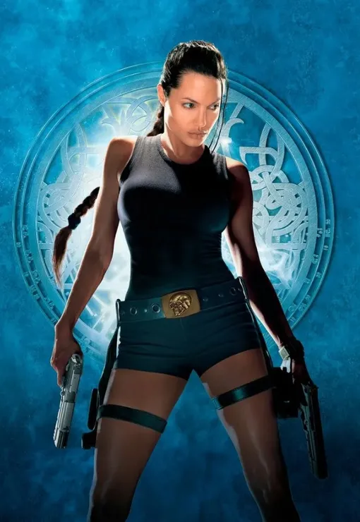 Анджелина Джоли в образе Лары Крофт