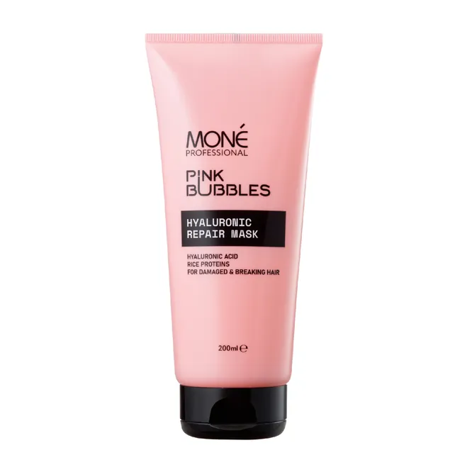 Маска-восстановление для волос с гиалуроновой кислотой Pink Bubbles, Mone Professional