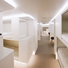 Airbus планирует оснастить свои самолеты кроватями для пассажиров Airbus планирует оснастить свои самолеты кроватями для пассажиров