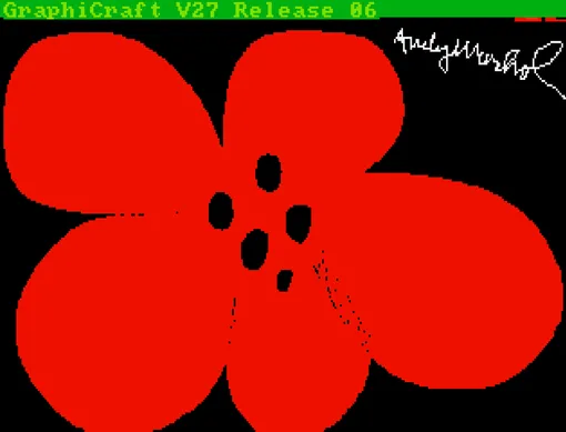 ANDY WARHOL (1928-1987). Untitled (Flower) ANDY WARHOL (1928-1987). Untitled (Flower)