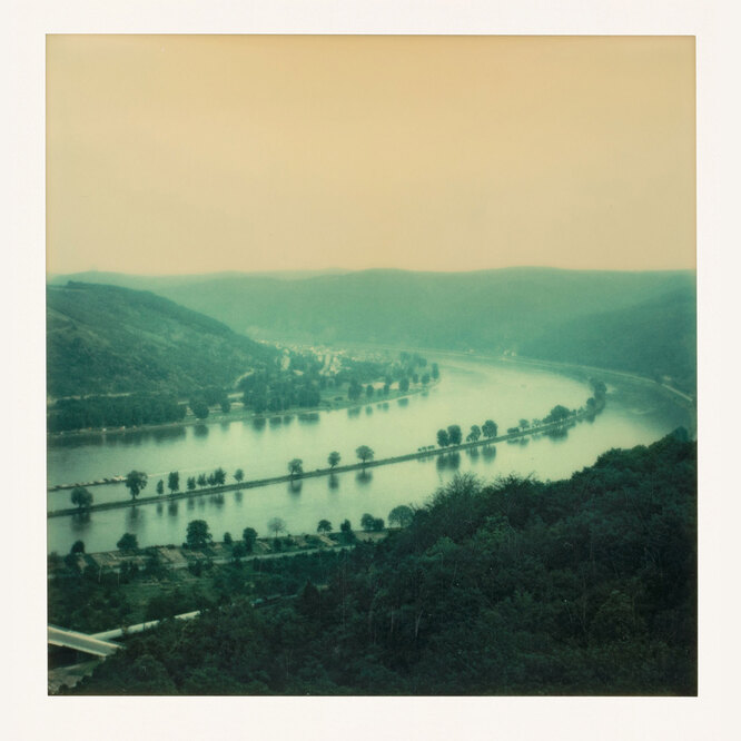 Река Рейн, Бонн, Германия, 1974 год