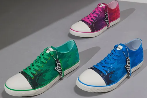 Красочная летняя обувь: Bikkembergs и рэпер Fedez выпустили яркие кеды