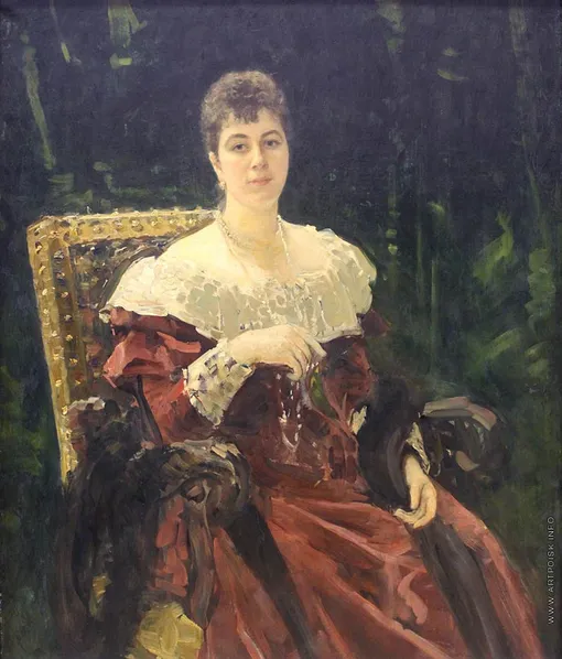Княгиня Тенишева кисти Илья Репина, 1892-1893.