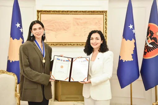 Дуа Липа стала почетным послом Косово