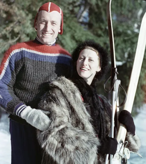 Майя Плисецкая с супругом композитором Родионом Щедриным на прогулке в подмосковном лесу.Кредит: