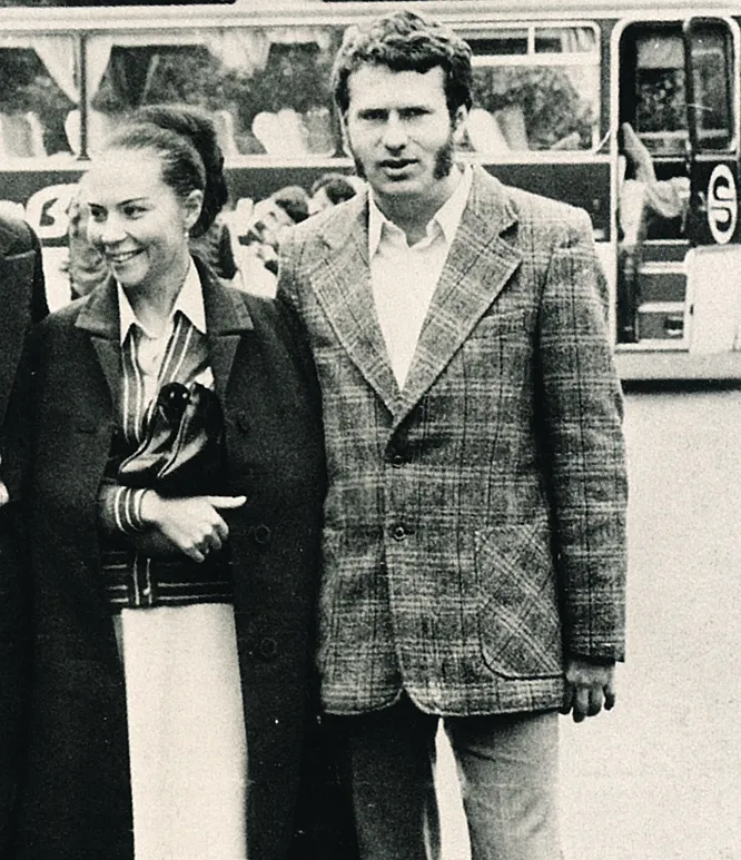 Владимир Жириновский с супругой Галиной, 1970-е
