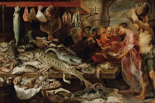 Франс Снейдерс, «Рыбный рынок», около 1621г.