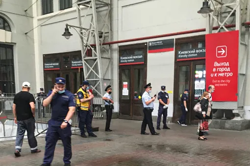 На Киевском вокзале в Москве произошел пожар