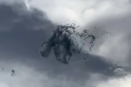В Сиднее засняли загадочное облако, похожее на дементора