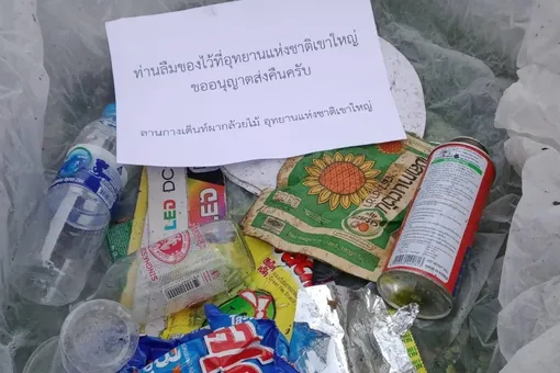 «Вы забыли эти вещи»: в Таиланде национальный парк будет отправлять посетителям посылки с разбросанным ими мусором