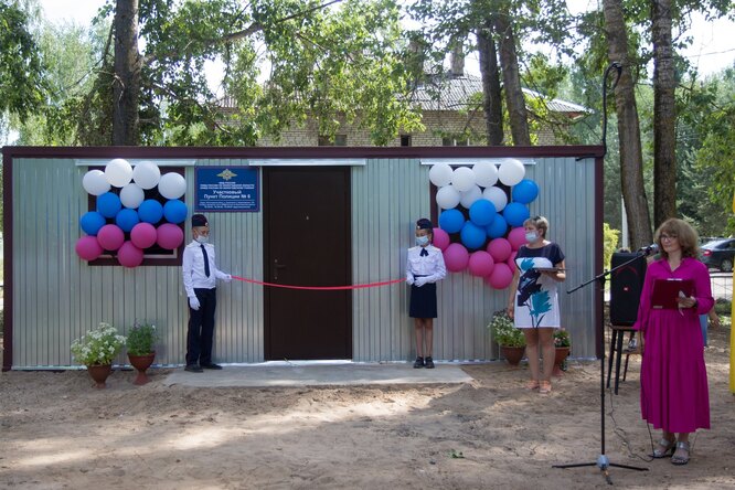 В Вологодской области открыли пункт полиции в блок-контейнере