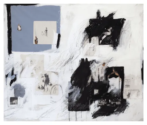 Untitled 9, 2016. Холст, смешанная техника. 131х155,5 см Untitled 9, 2016. Холст, смешанная техника. 131х155,5 см