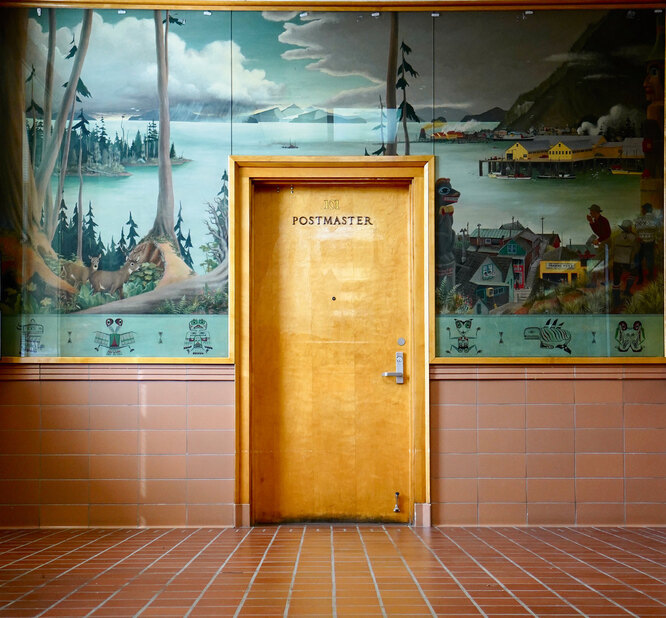 Почтовое отделение на Аляске, США