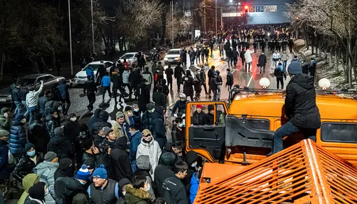 протесты в казахстане