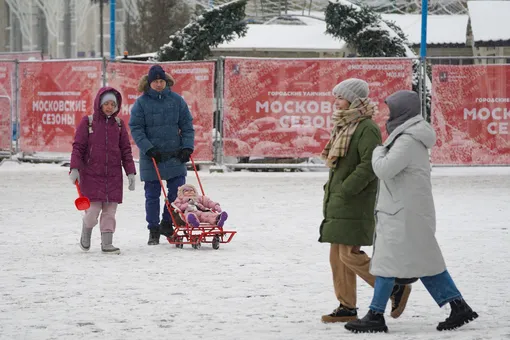 Москвичам пообещали потепление и снегопады в течение всей недели