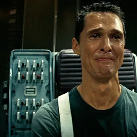 Мэттью Макконахи признался, что сцена с просмотром видеозаписи из «Интерстеллара» была снята с первого дубля Мэттью Макконахи признался, что сцена с просмотром видеозаписи из «Интерстеллара» была снята с первого дубля