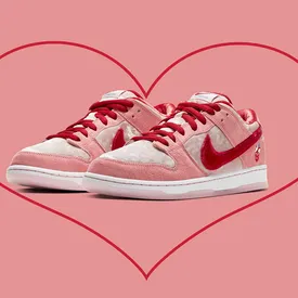 Кроссовки дня: новые Nike (из бархата!) ко Дню святого Валентина