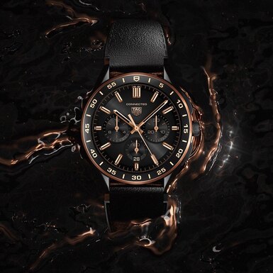 Строгий черный цвет и яркий блеск золота в новых TAG Heuer Connected Строгий черный цвет и яркий блеск золота в новых TAG Heuer Connected