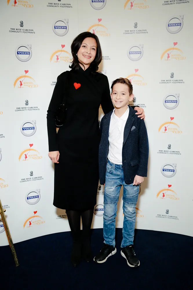 Наталья Мошкович с сыном