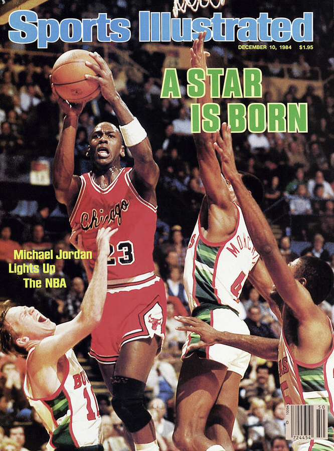 Майкл Джордан на обложке Sports Illustrated