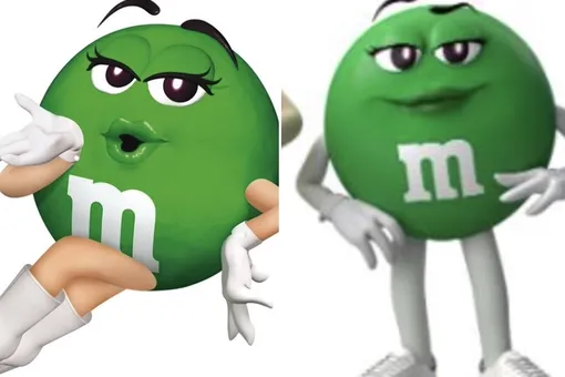 Конфеты из рекламы M&Mʼs станут «более инклюзивными». Все расстроились из-за Зеленой, которая переобулась в кроссовки