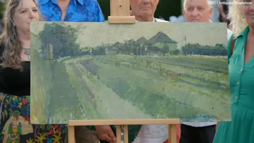 Пейзаж Хокни на BBC Antiques Roadshow