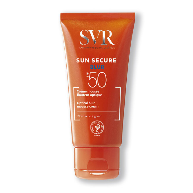 Солнцезащитный крем-мусс Sun Secure Blur SPF 50, SVR