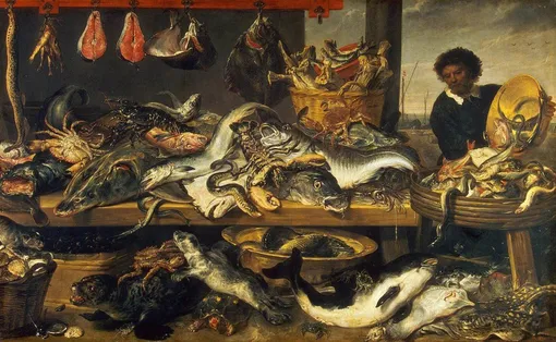 Франс Снейдерс, Рыбный рынок, 1618