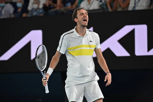 Российский теннисист Даниил Медведев впервые в карьере вышел в финал Открытого чемпионата Австралии