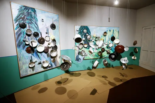 Инсталляция «Комната» на выставке в Эрмитаже, 2017 год.