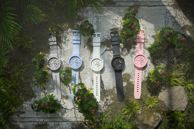 Последняя уникальная разработка Swatch — часы из биокерамики Последняя уникальная разработка Swatch — часы из биокерамики