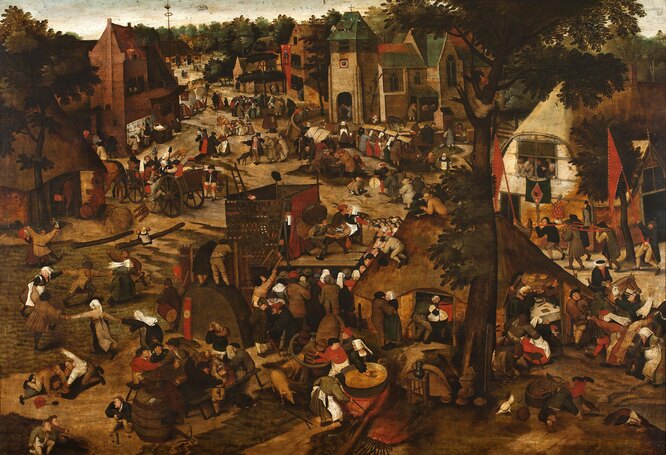 «Ярмарка с театральным представлением» (1562 г)