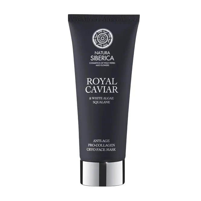 Освежающая маска для лица из омолаживающей линии Royal Caviar, Natura Siberica