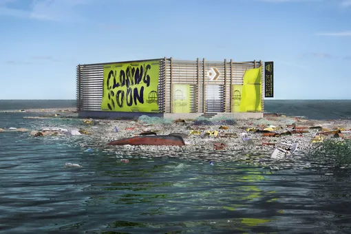 Converse открыли виртуальный магазин на мусорном острове в Тихом океане