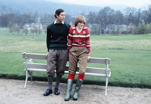 Принц Чарльз и принцесса Диана в замке Балморал, 6 мая 1981 года